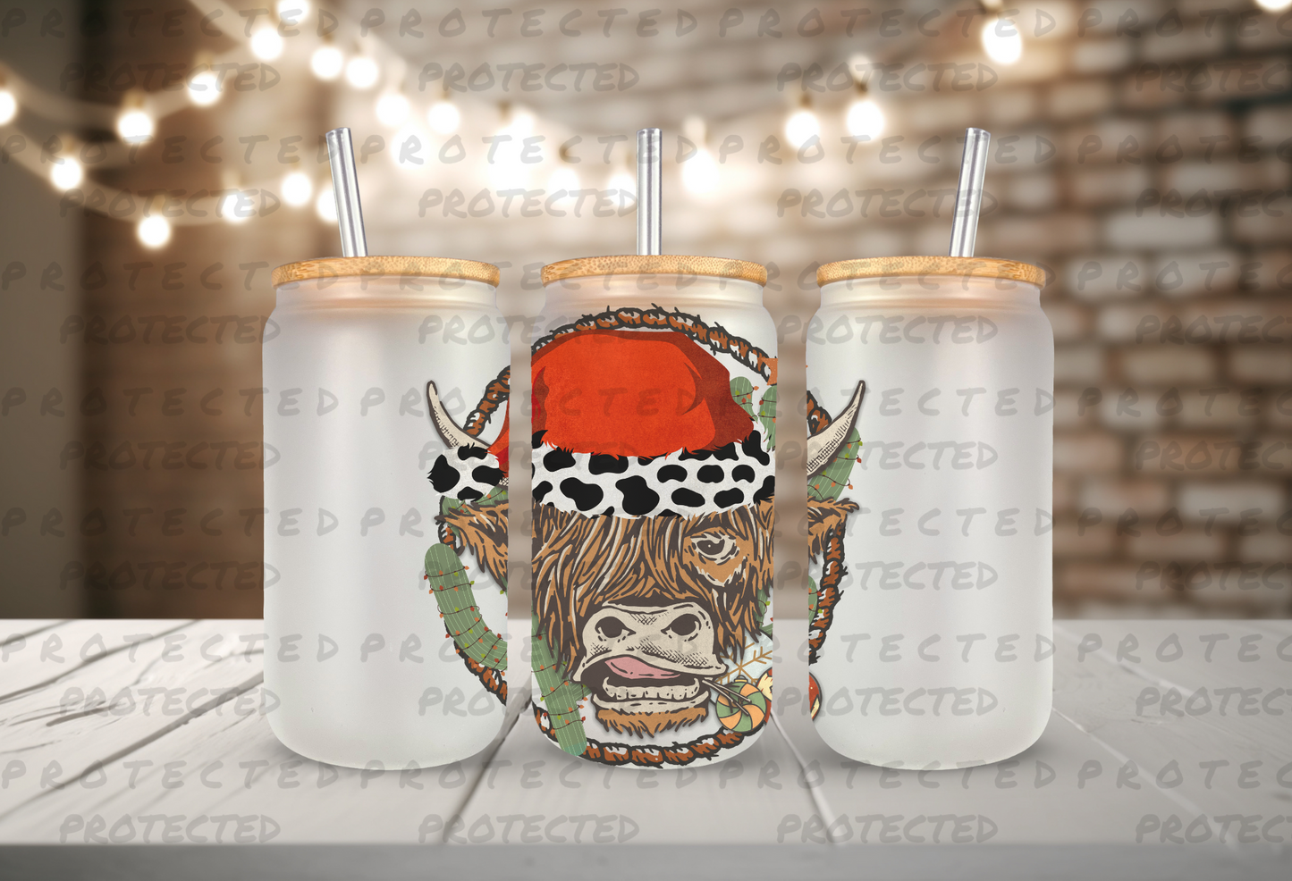 HIGHLAND COW : GLASSWARE