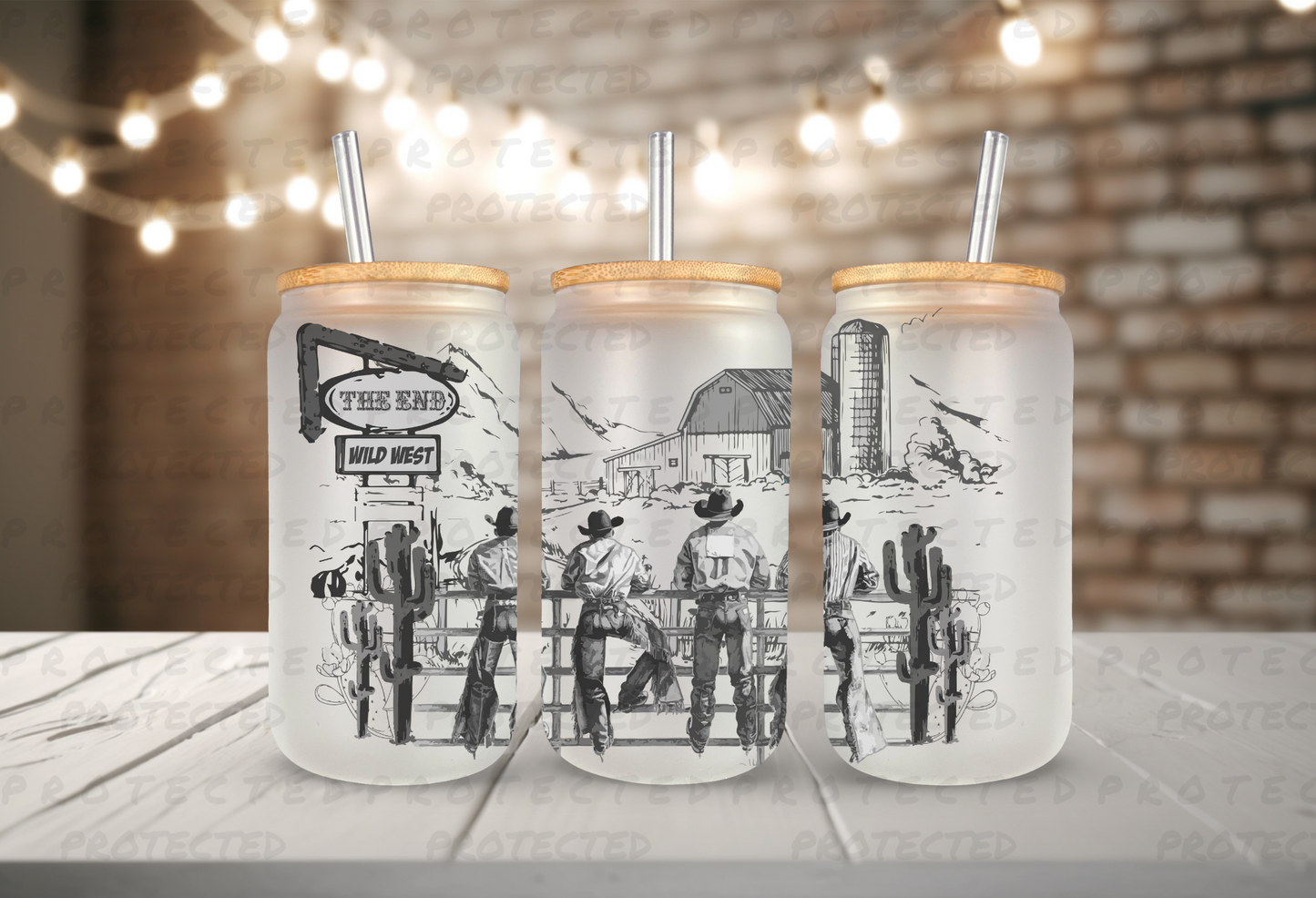 COWBOYS : GLASSWARE