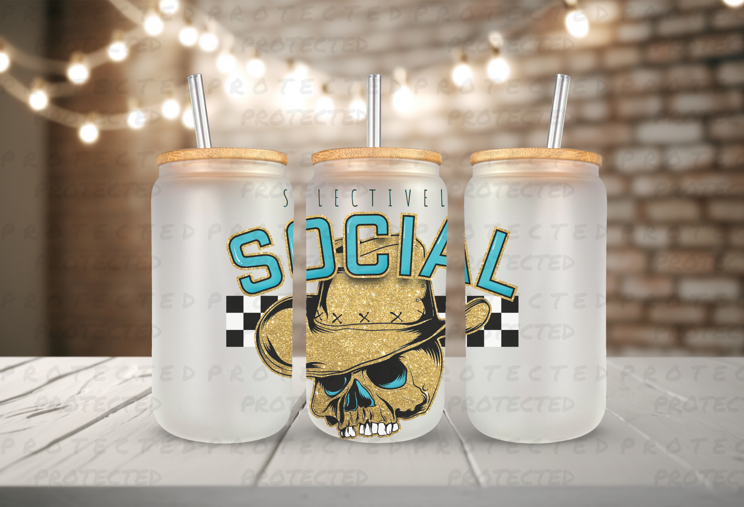 SELECTIVELY SOCIAL : GLASSWARE
