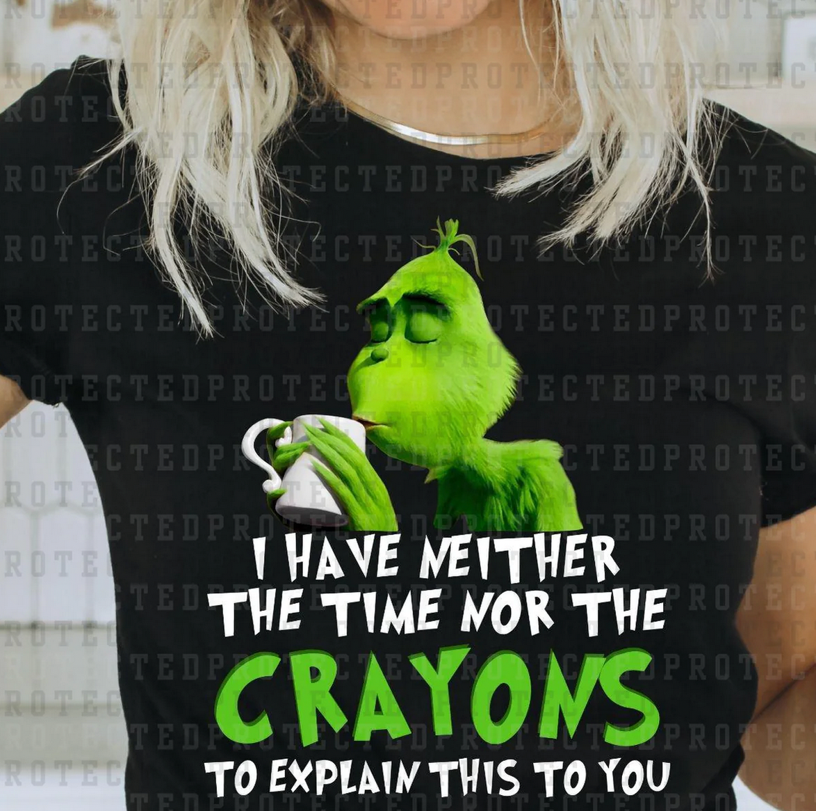 I HAVE NEITHER THE TIME NOR THE CRAYONS TO EXPLAIN THIS TO YOU : T-SHIRT