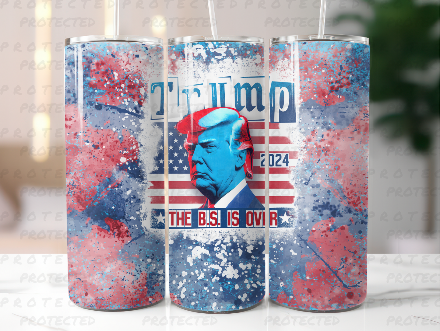 TRUMP THE B.S IS OVER : TUMBLER