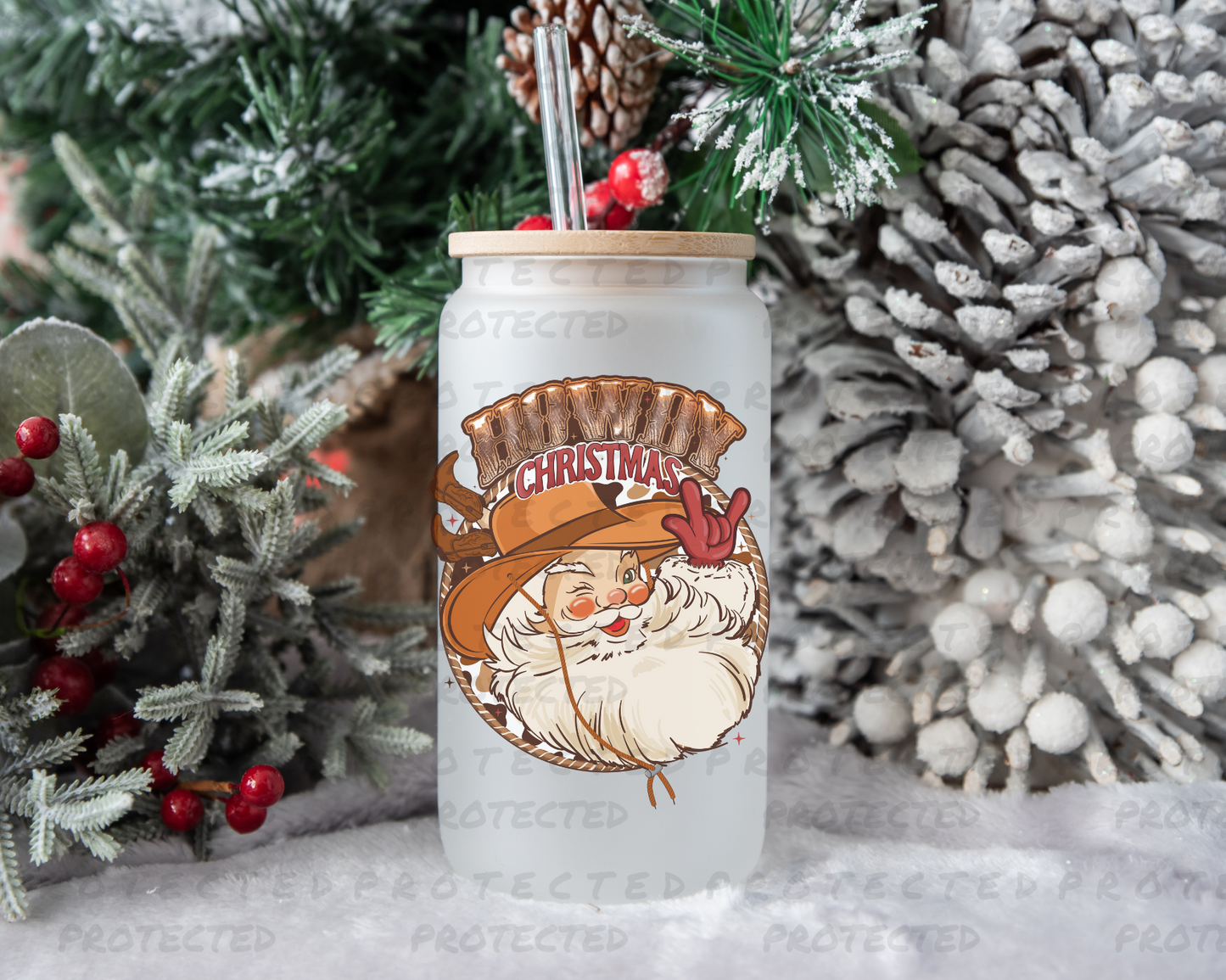 HOWDY CHRISTMAS : GLASSWARE