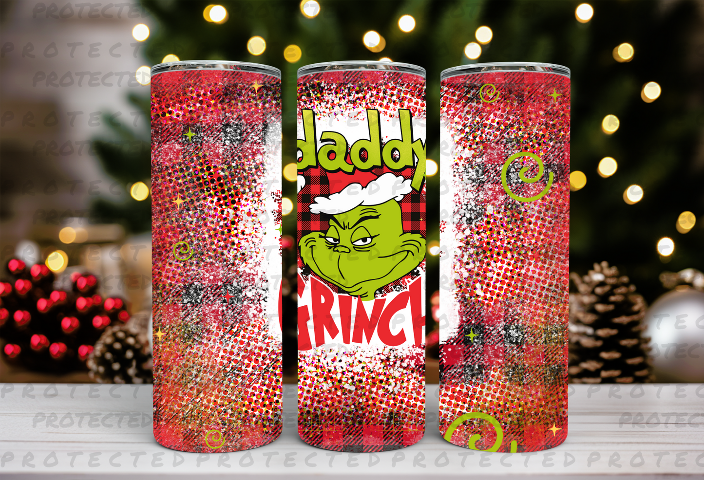 DADDY GRINCH : TUMBLER