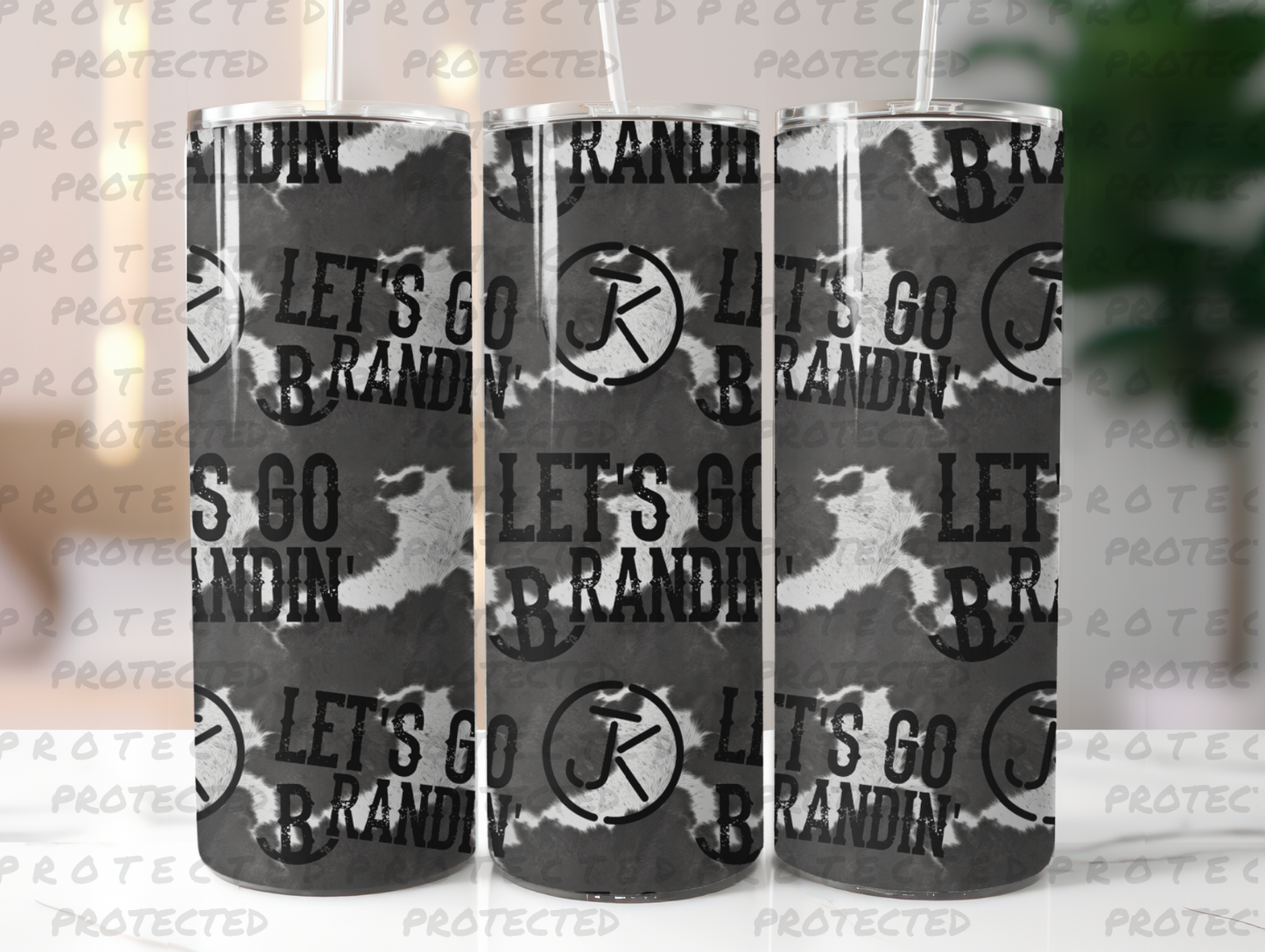LET'S GO BRANDIN' : TUMBLER