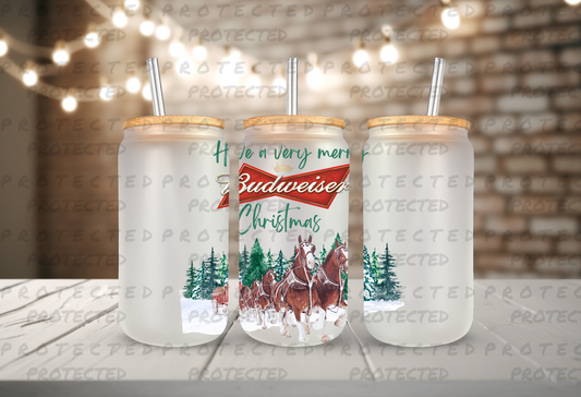 HAVE A VERY MERRY CHRISTMAS : GLASSWARE