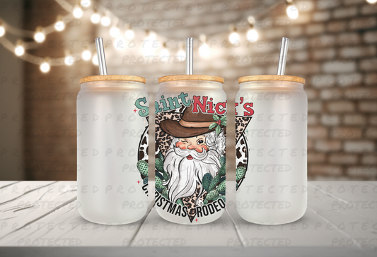 SAINT NICK'S CHRISTMAS RODEO : GLASSWARE