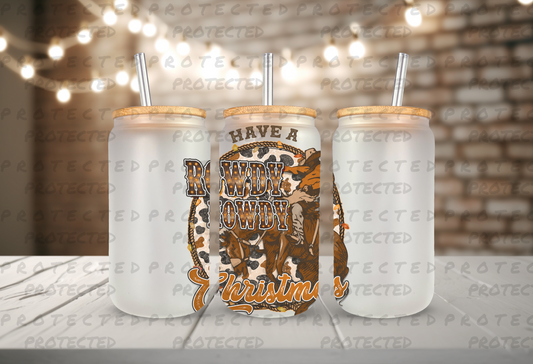 HAVE A HOWDY ROWDY CHRISTMAS: GLASSWARE
