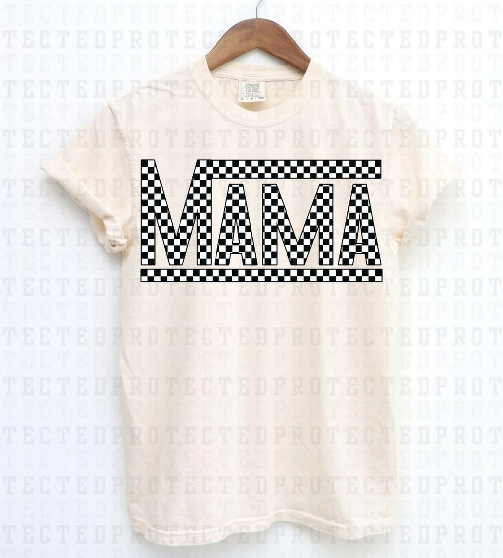 CHECKER MAMA : T-SHIRT