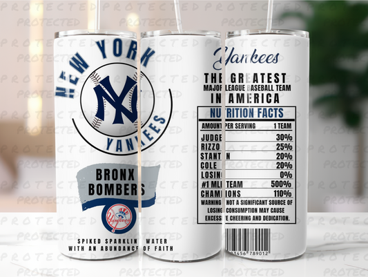 BRONX BOMBERS : TUMBLER