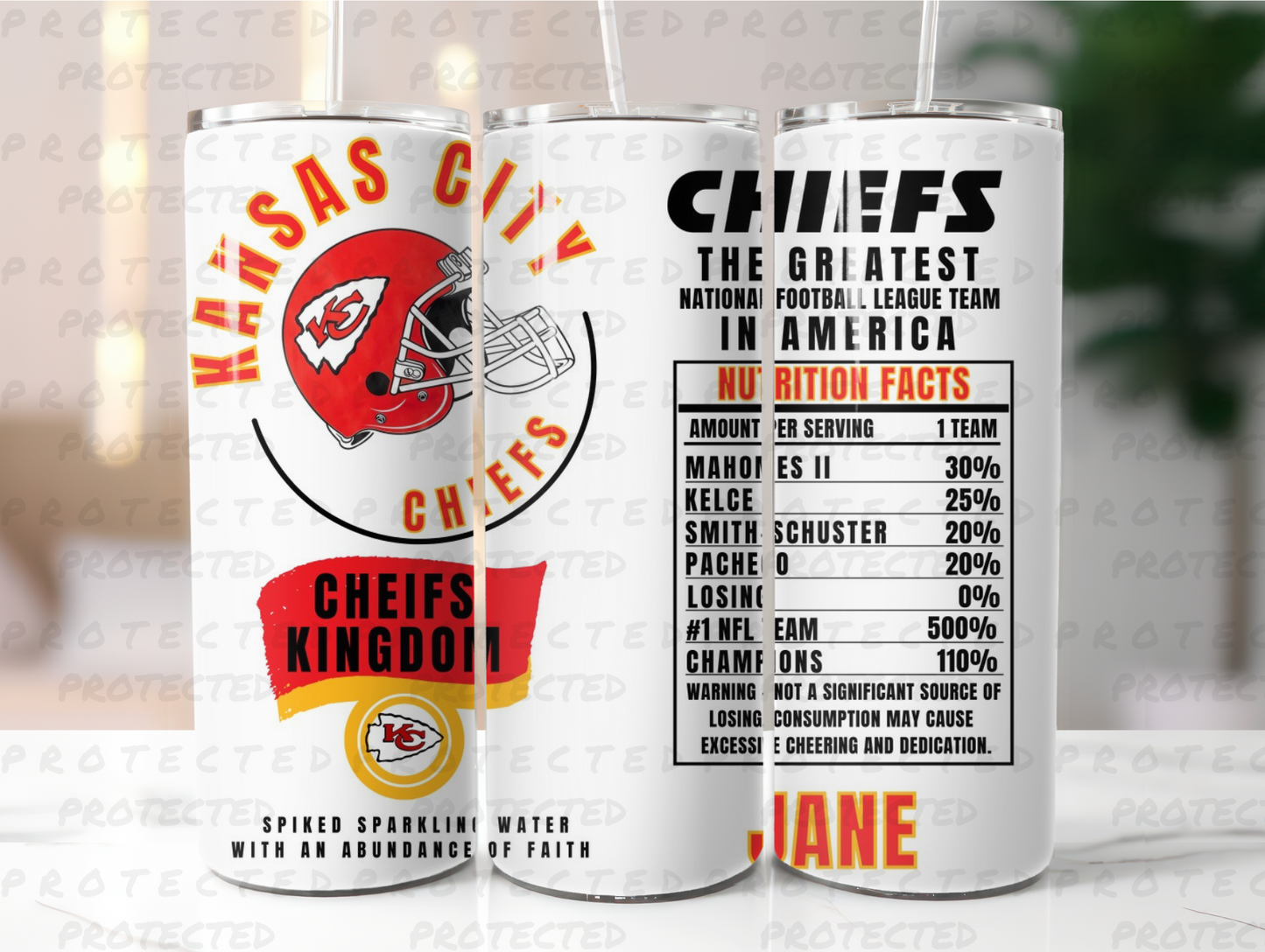 CHIEFS KINGDOM : TUMBLER
