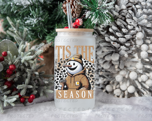 TIS THE SEASON FROSTY : GLASSWARE