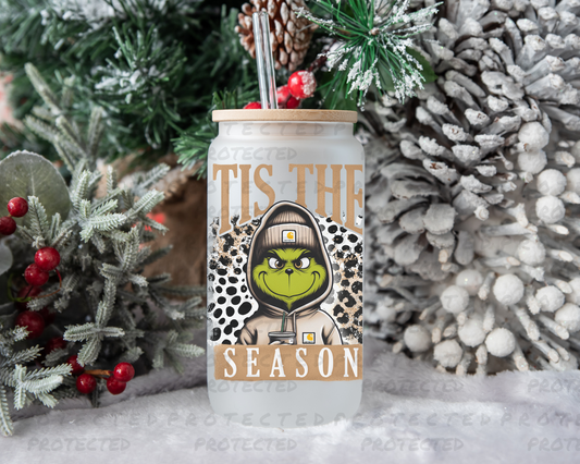 TIS THE SEASON GRINCH : GLASSWARE